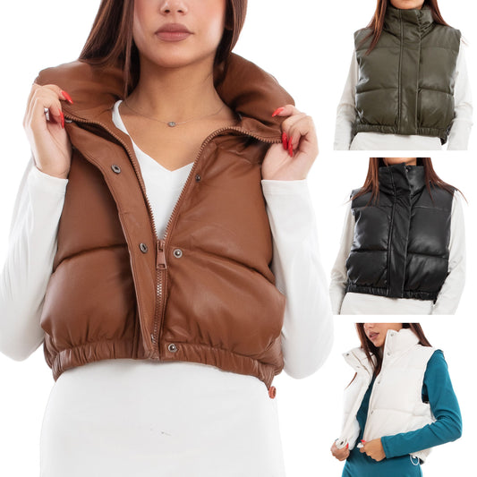 immagine-1-toocool-piumino-crop-smanicato-gilet-imbottito-vi-23212