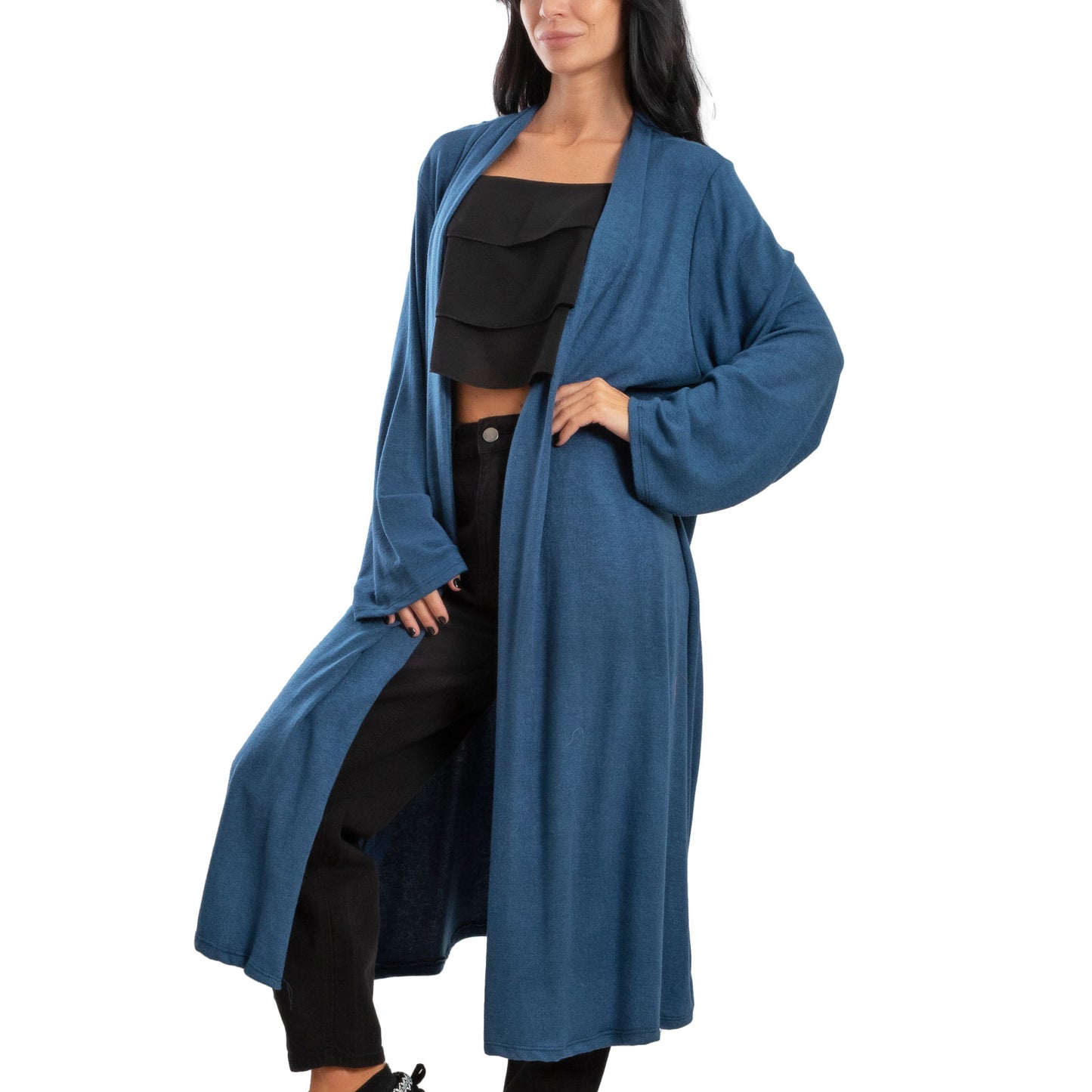 immagine-14-toocool-spolverino-donna-cardigan-lungo-cappotto-tricot-vb-2916