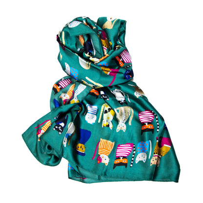 immagine-16-toocool-foulard-raso-unisex-sciarpa-leggera-elegante-gatti-hy-398xx