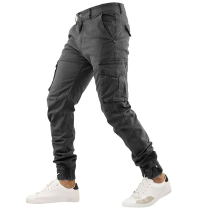 Pantaloni Uomo Cargo Militari Tasconi Laterali G6538