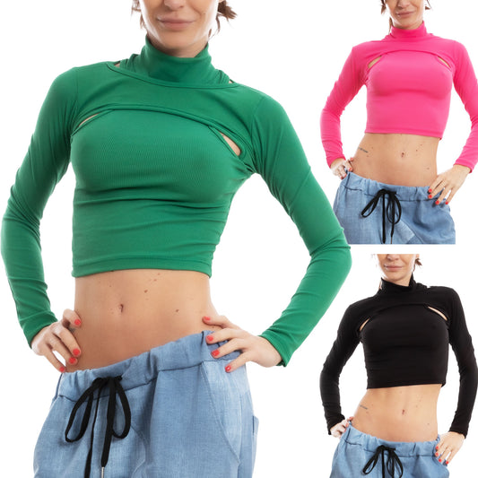 immagine-1-toocool-crop-top-donna-2-pezzi-lupetto-coprispalle-costine-vi-0830