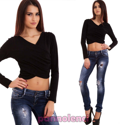 immagine-1-toocool-maglia-donna-maglietta-scollo-v3006