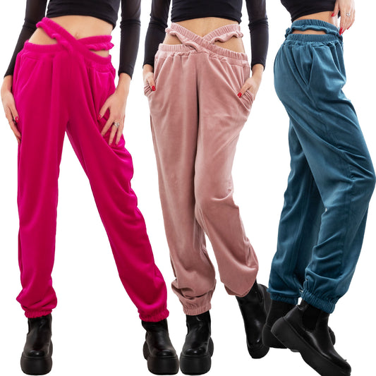 immagine-1-toocool-pantaloni-donna-jogger-velluto-fi-21157