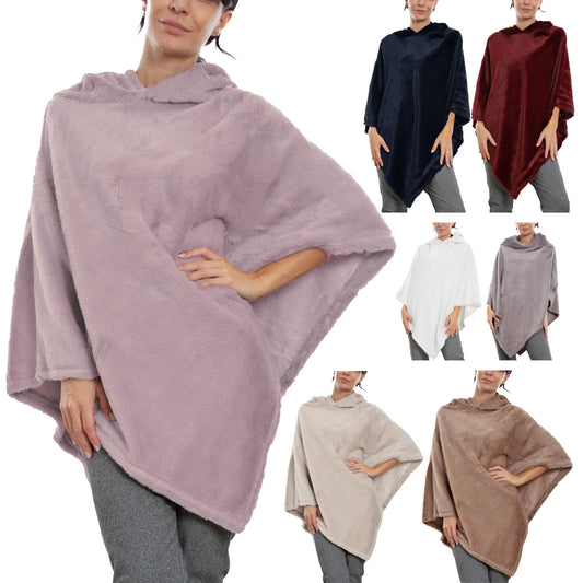 immagine-1-toocool-poncho-donna-mantella-eco-pelliccia-cappuccio-xsd-708