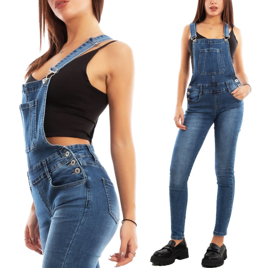 immagine-1-toocool-salopette-jeans-donna-overall-denim-k027