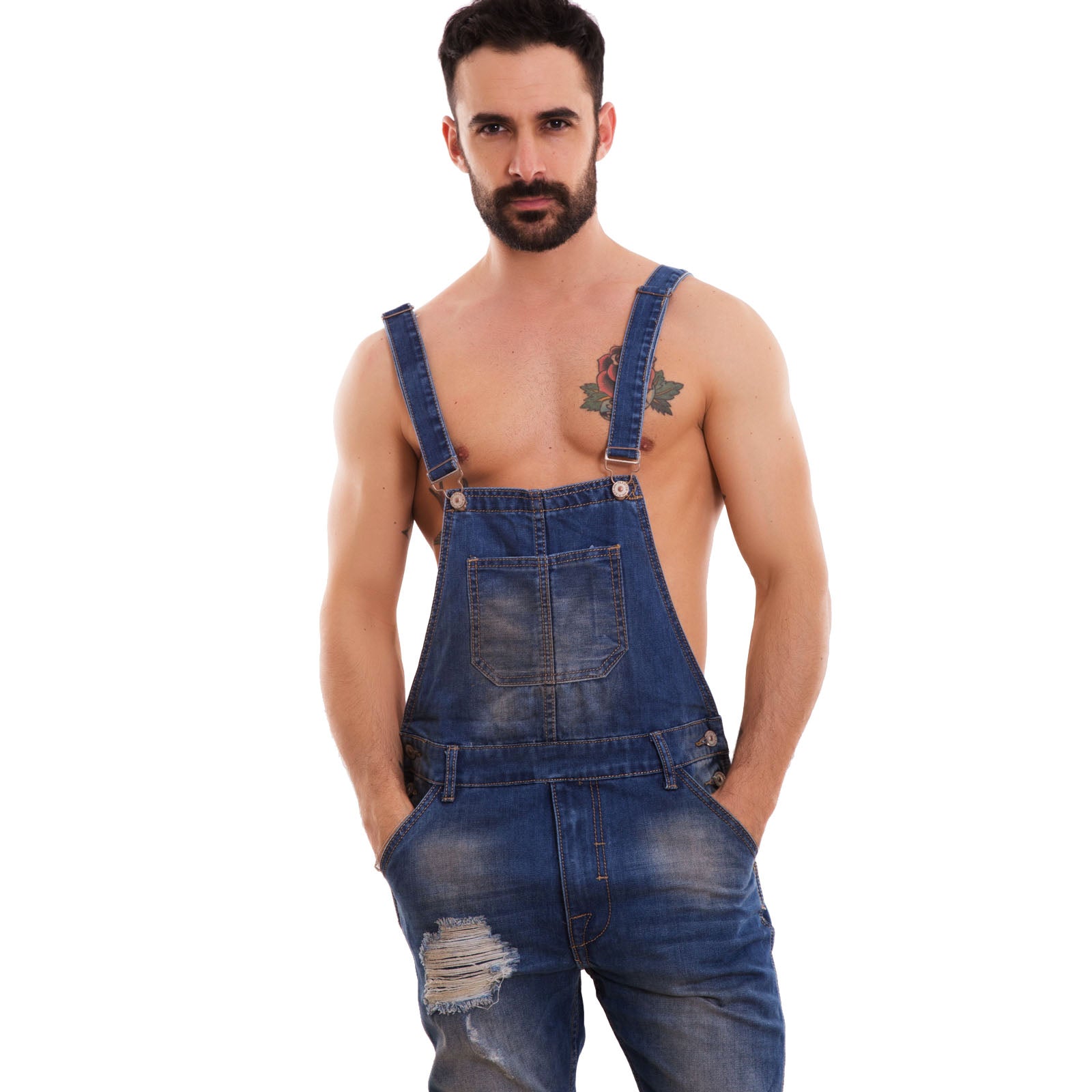 immagine-10-toocool-salopette-uomo-jeans-overall-l212