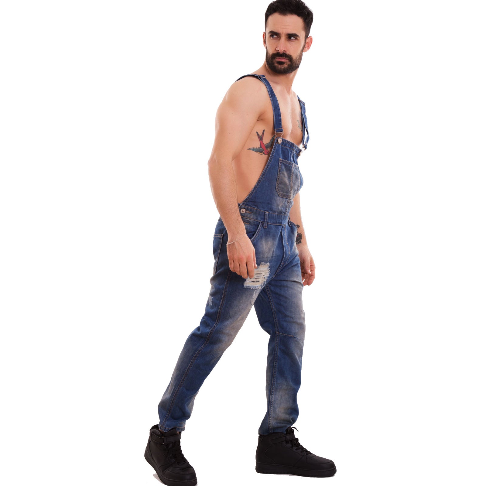 immagine-11-toocool-salopette-uomo-jeans-overall-l212