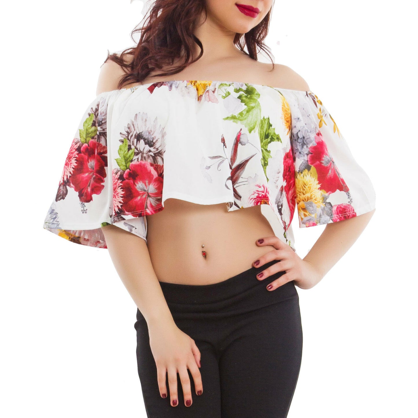 immagine-12-toocool-top-donna-floreale-fiori-vb-1102