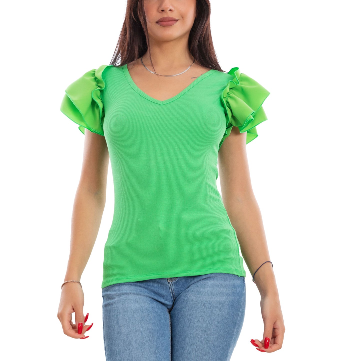 immagine-14-toocool-maglietta-blusa-costine-maniche-aletta-ms-5510