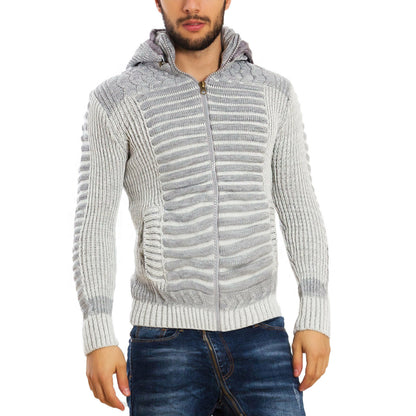 immagine-15-toocool-cardigan-uomo-cappuccio-ecopelliccia-b317