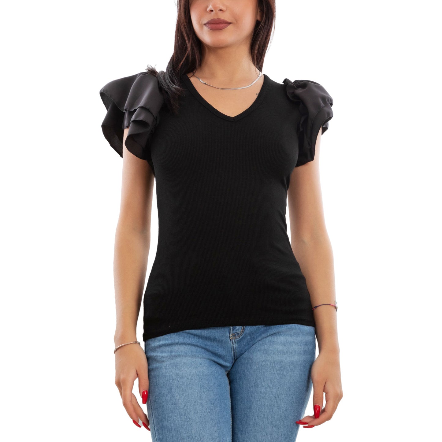 immagine-2-toocool-maglietta-blusa-costine-maniche-aletta-ms-5510