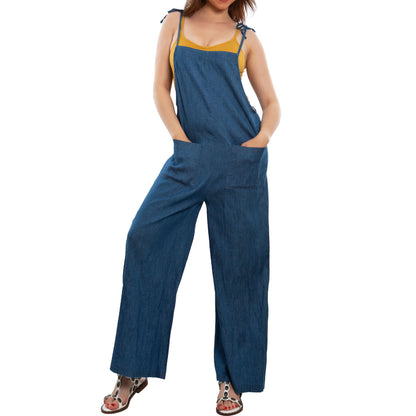 immagine-2-toocool-overall-jeans-pantaloni-palazzo-tuta-vb-3918