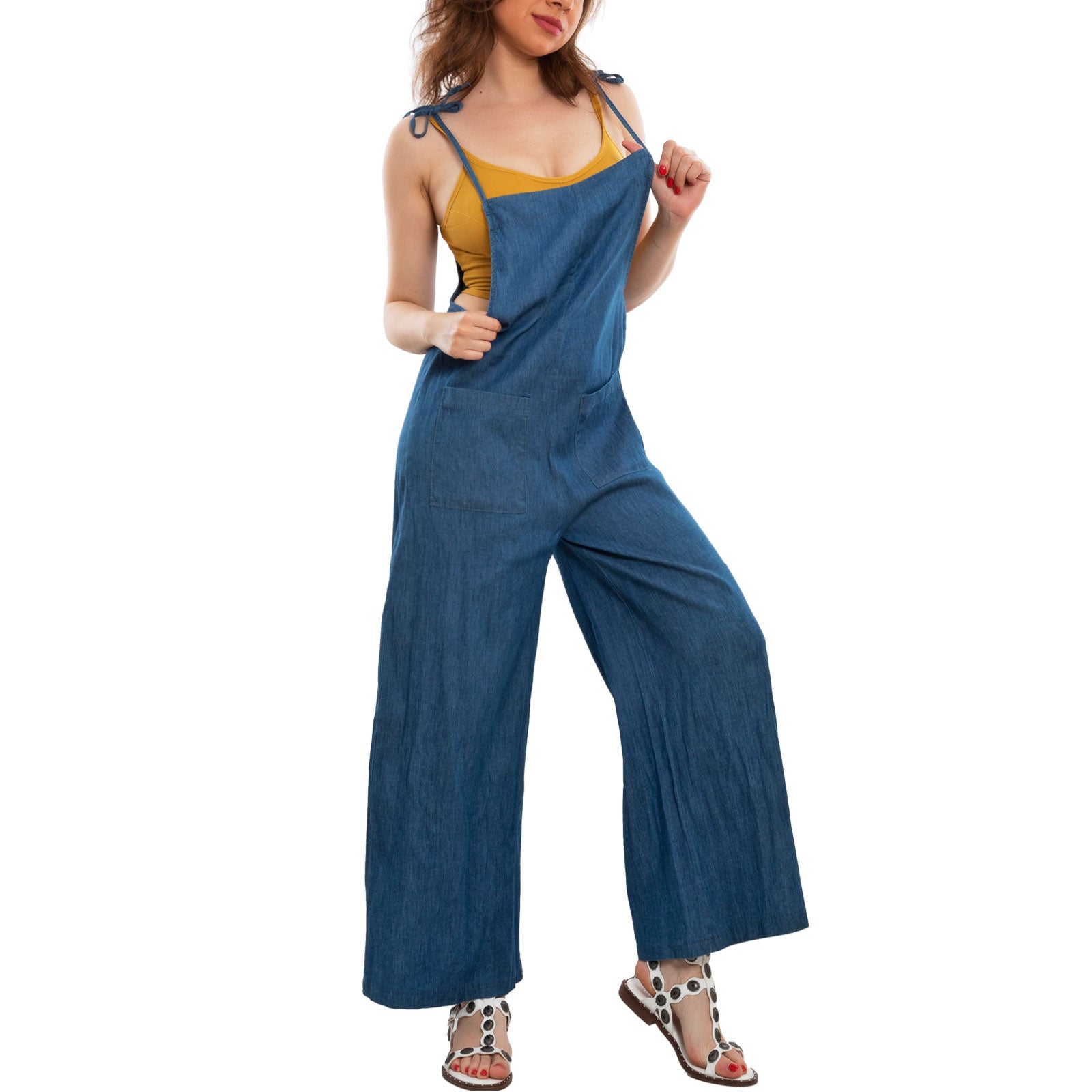 immagine-3-toocool-overall-jeans-pantaloni-palazzo-tuta-vb-3918