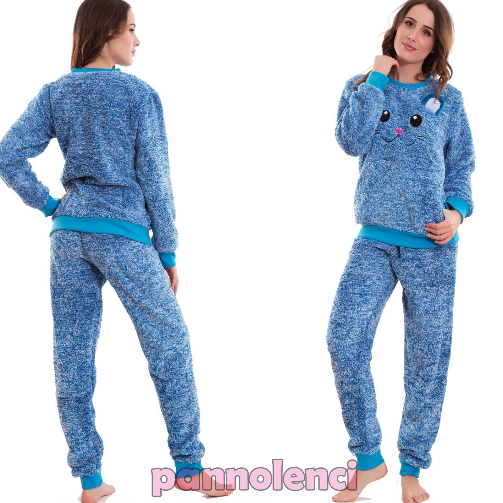 immagine-3-toocool-pigiama-donna-eco-pelliccia-c609