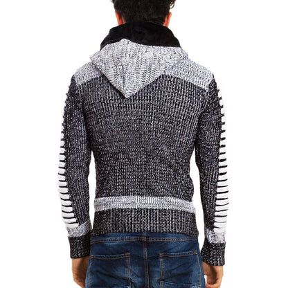 immagine-32-toocool-cardigan-uomo-cappuccio-ecopelliccia-b317