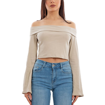 immagine-5-toocool-crop-top-donna-scollato-barchetta-gitana-vb-5422