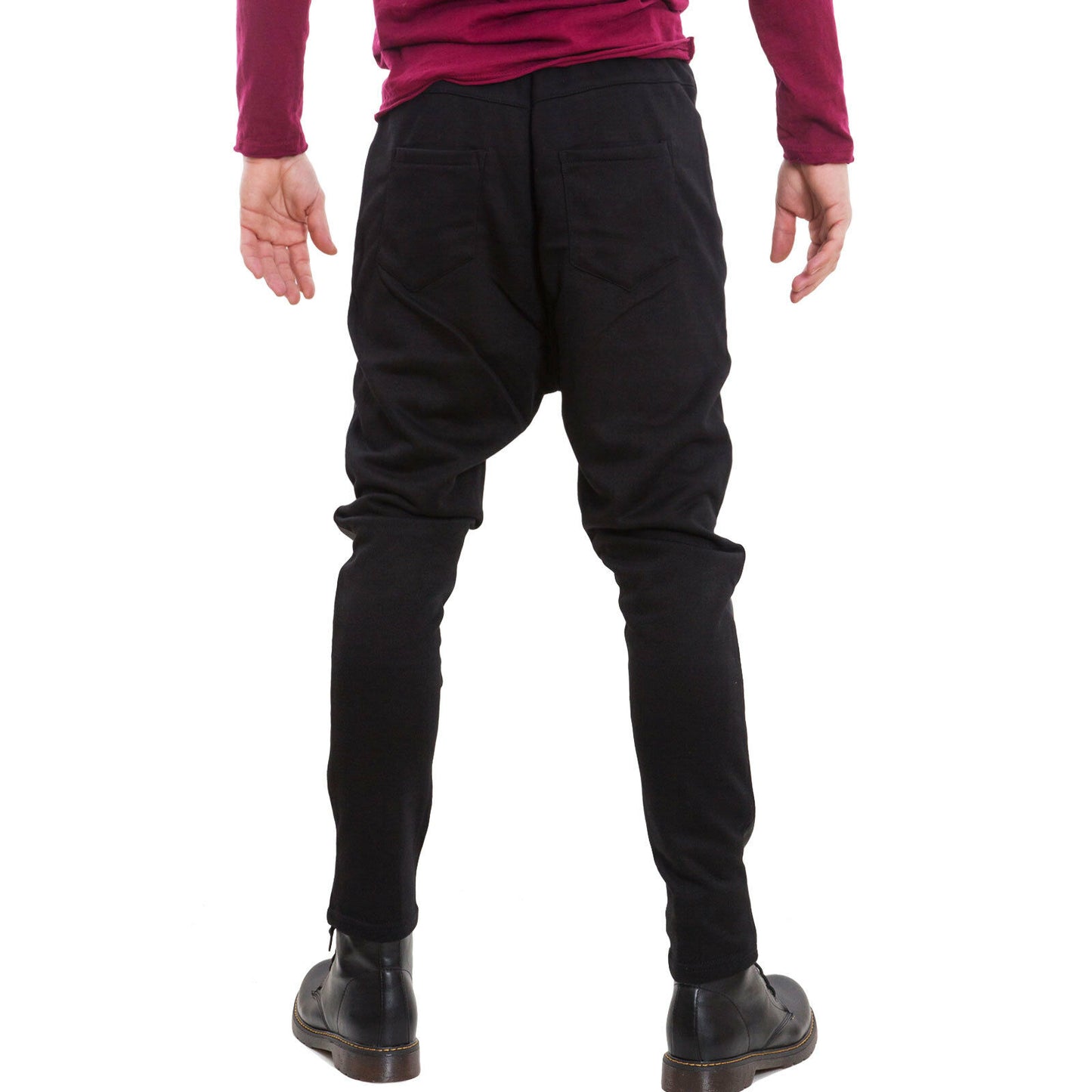 immagine-5-toocool-pantaloni-uomo-ecopelle-neri-pe3072-1