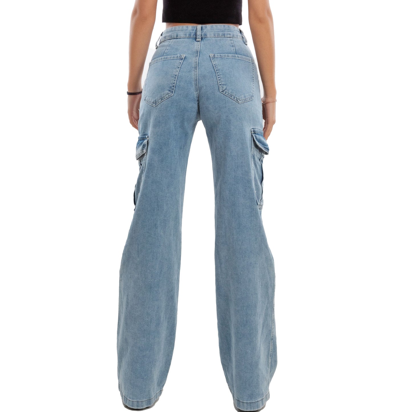 immagine-7-toocool-jeans-donna-palazzo-mom-fit-cargo-sj1177