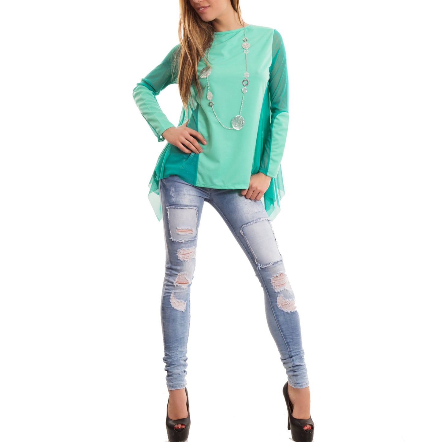 immagine-7-toocool-maglia-donna-velata-punte-cc-1317